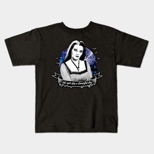Goth Queens - Lily Munster Kids T-Shirt